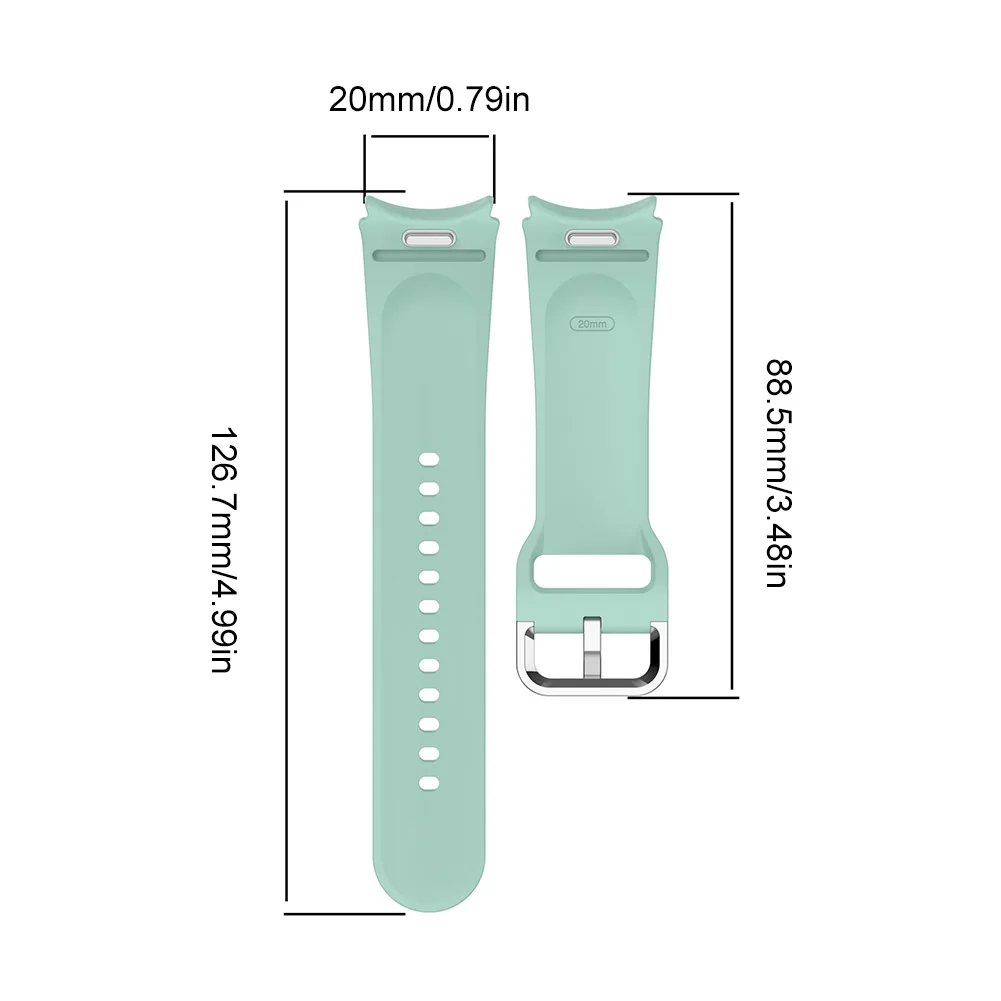 Ремешок силиконовый для Samsung Galaxy Watch 7/FE/6/6 Classic/5/5 Pro