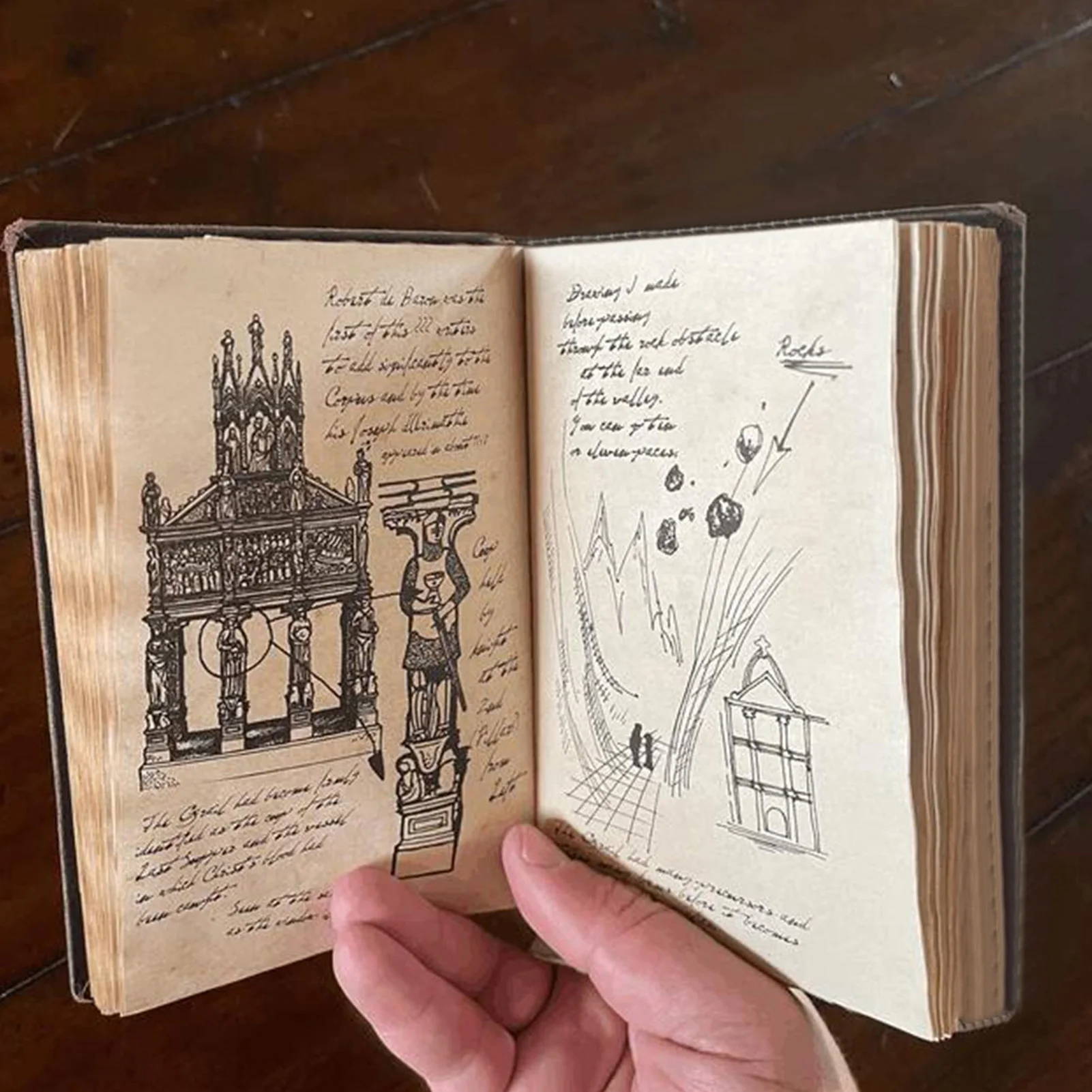Diario del Santo Grial de Indiana Jones, Accesorio Clásico de Película, Cosplay, Diario de Cuero Vintage, Cuaderno, Regalo para Fanáticos de la Película, Libro de Colección