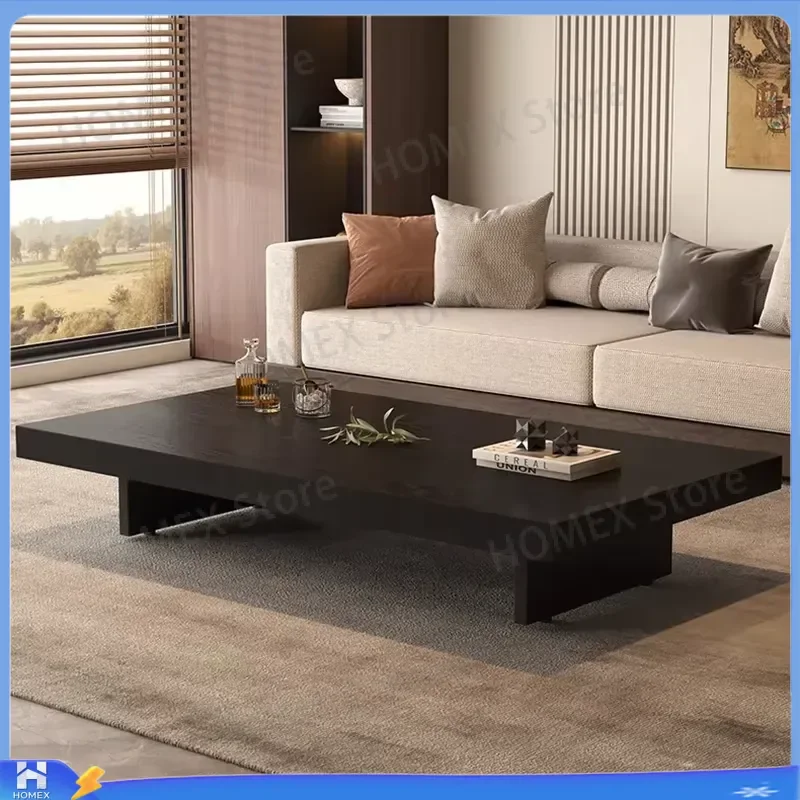 Modern Minimalist Wood Coffee Table Portable Aesthetic Nordic Style Living Room Furniture Small Round Side Table for Sofa