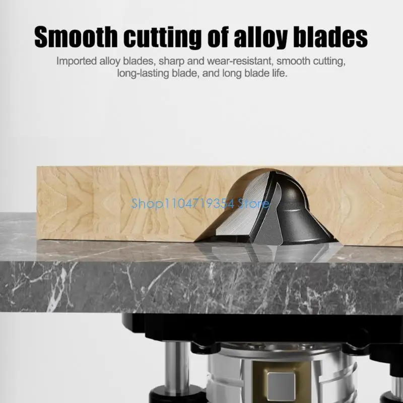 0XLD Carbon Tipped V Grooved Router Bit With Durability For Arced Cutting In Cabinetry And Decorative Trim Applications