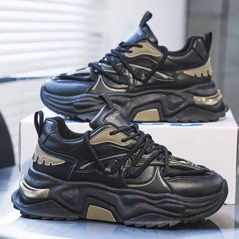 

Мужская обувь на плоском каблуке, увеличивающая рост, повседневная теннисная мужская обувь, оригинальные новогодние кроссовки, спортивный дизайн, знаменитая обувь