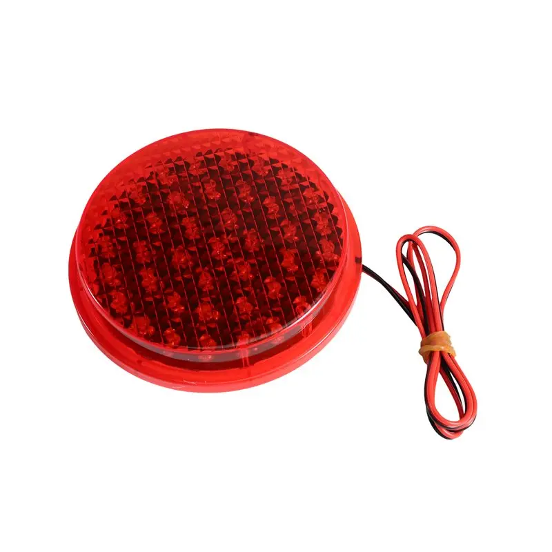 【new-a25p】直径100mmの交通信号灯モジュールdc-12v-led交通信号灯ランプウィックバイザーなし
