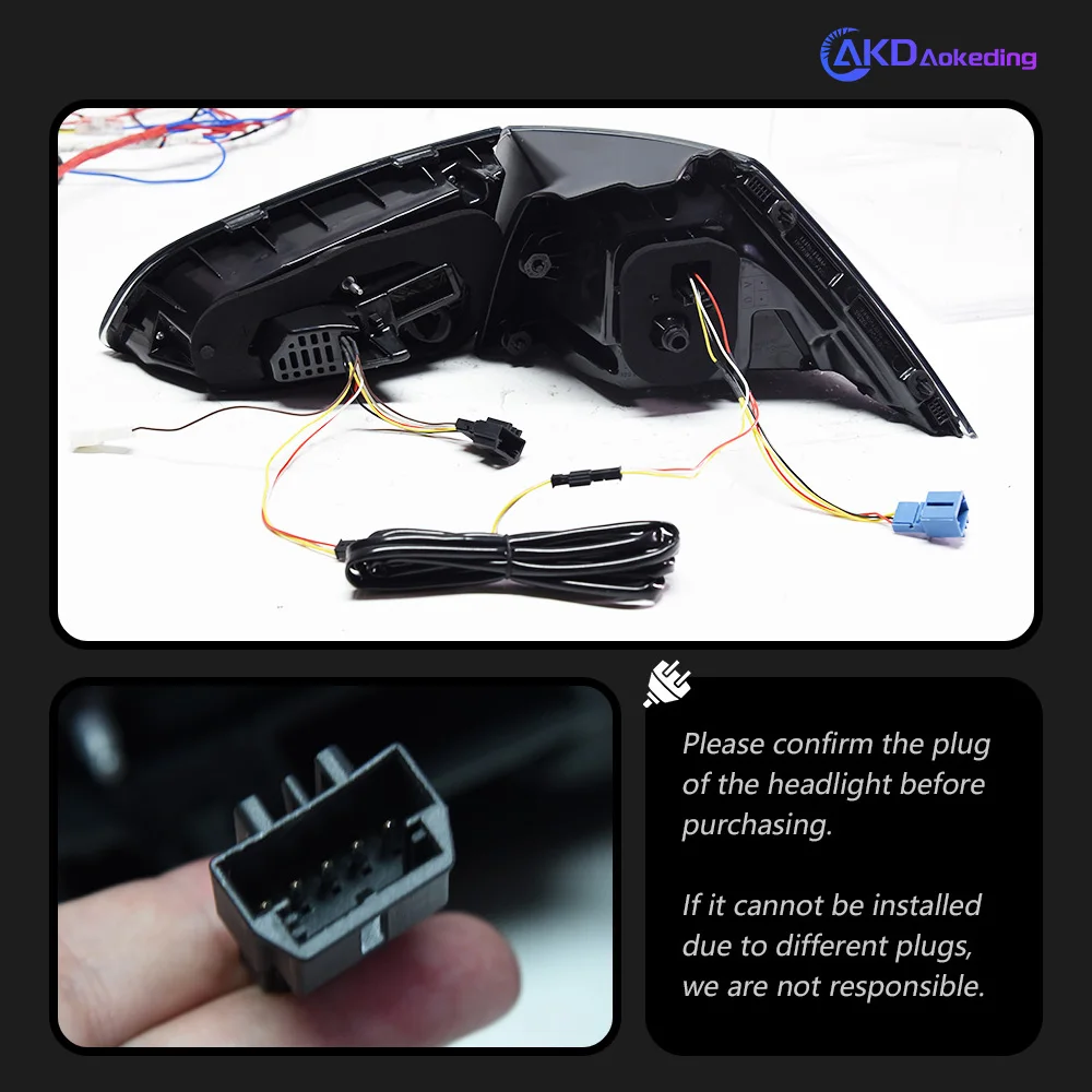 Car Lights For Golf 7 Tail Light MK7 MK7.5 Golf 7.5 Led Tail Lamp Rear Trunk Stop Brake Dynamic Signal Animation Auto Accessory