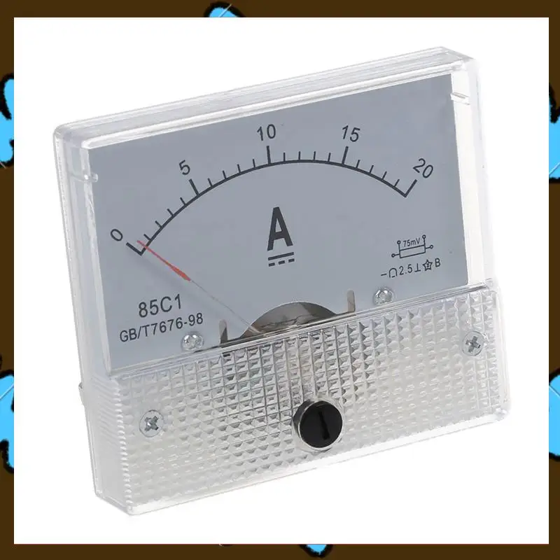 Promotion! 3X New 20A Analog Ampere Panel Meter Current Amp