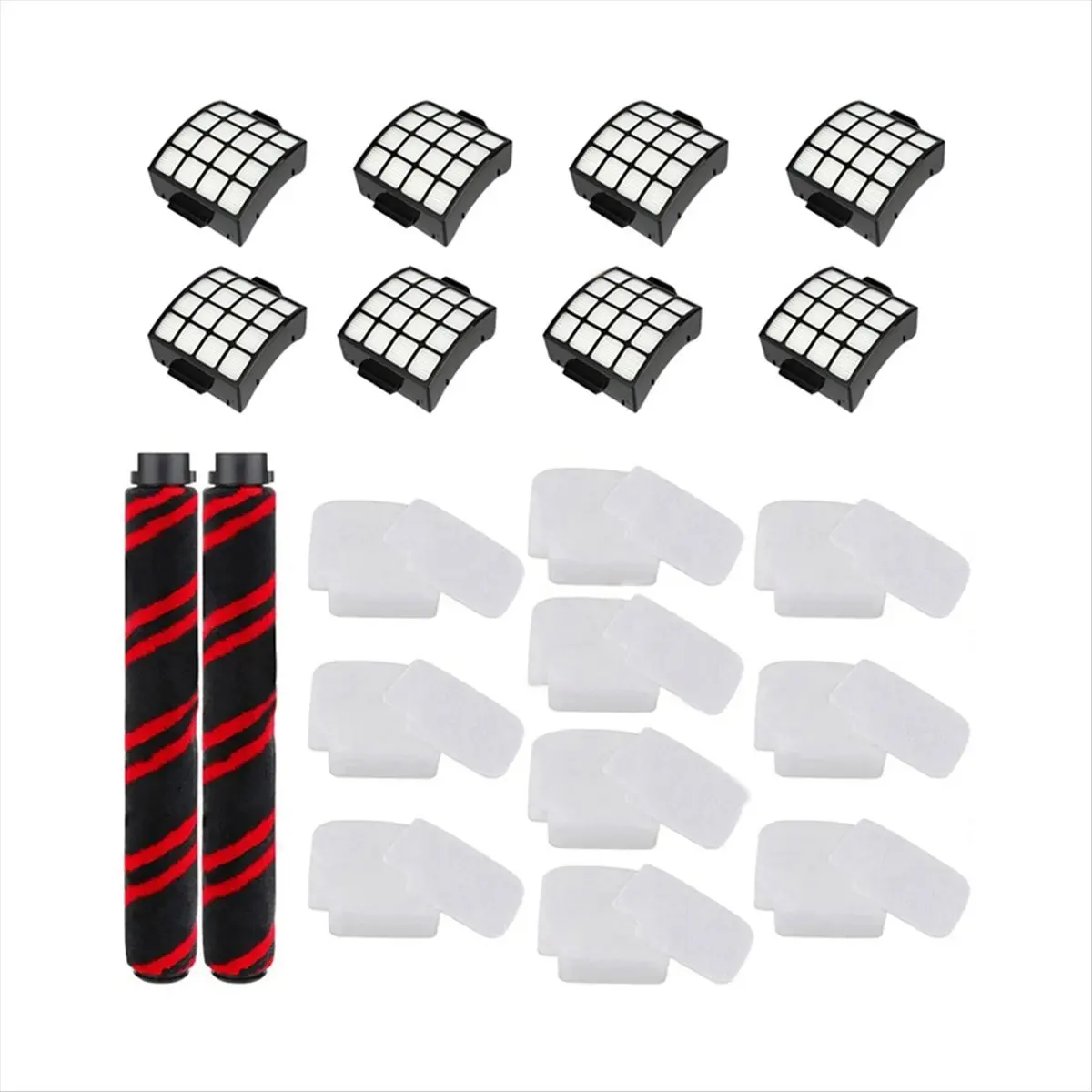 A88M For Shark Stratos AZ3000 / AZ3000C / AZ3000W / AZ3002 Vacuum Cleaner Soft Brush Roller Foam Felt Filter Spare Parts view 2