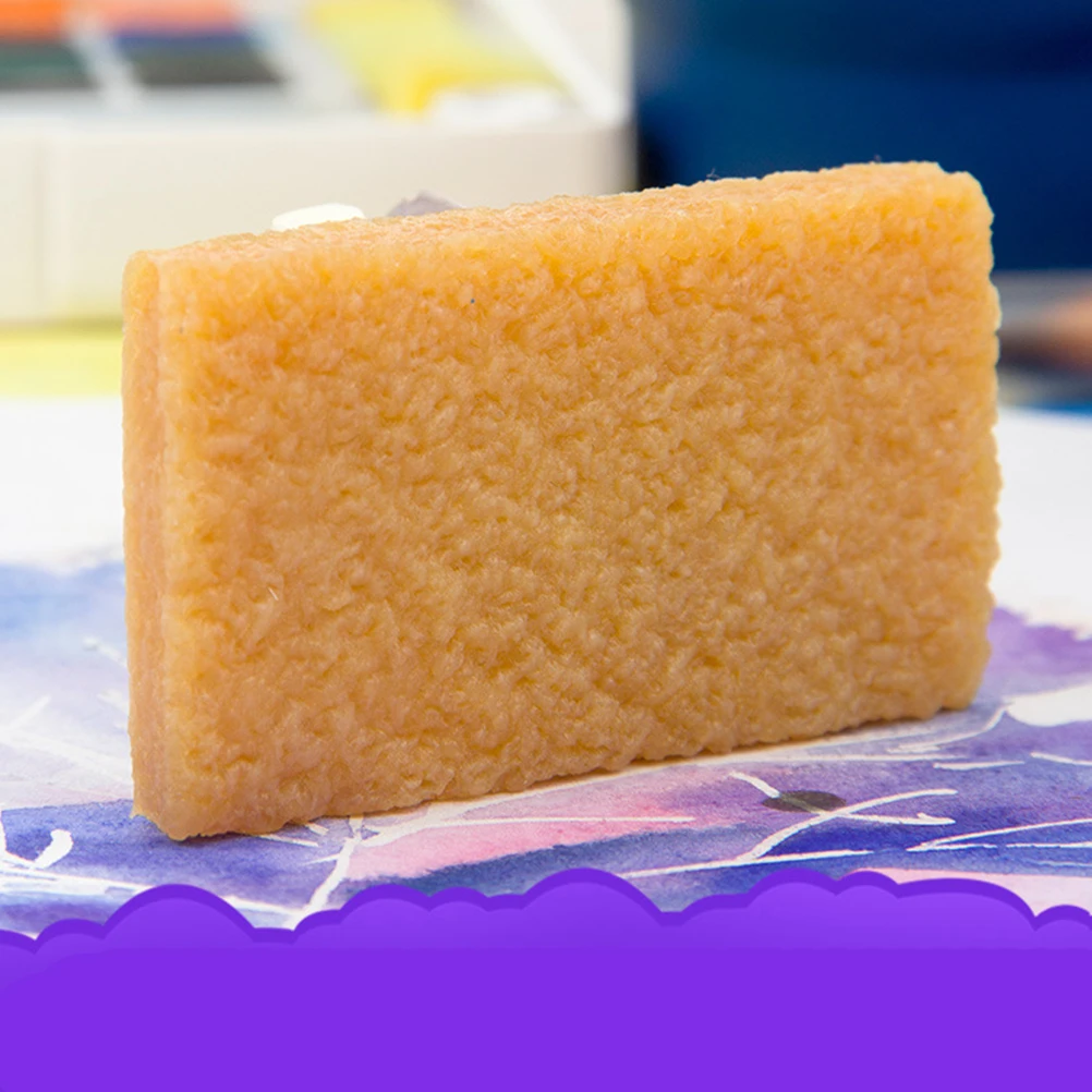 

5 Pcs Skateboard Eraser Cleaning Glue Yellow Decontamination Wipe Block
