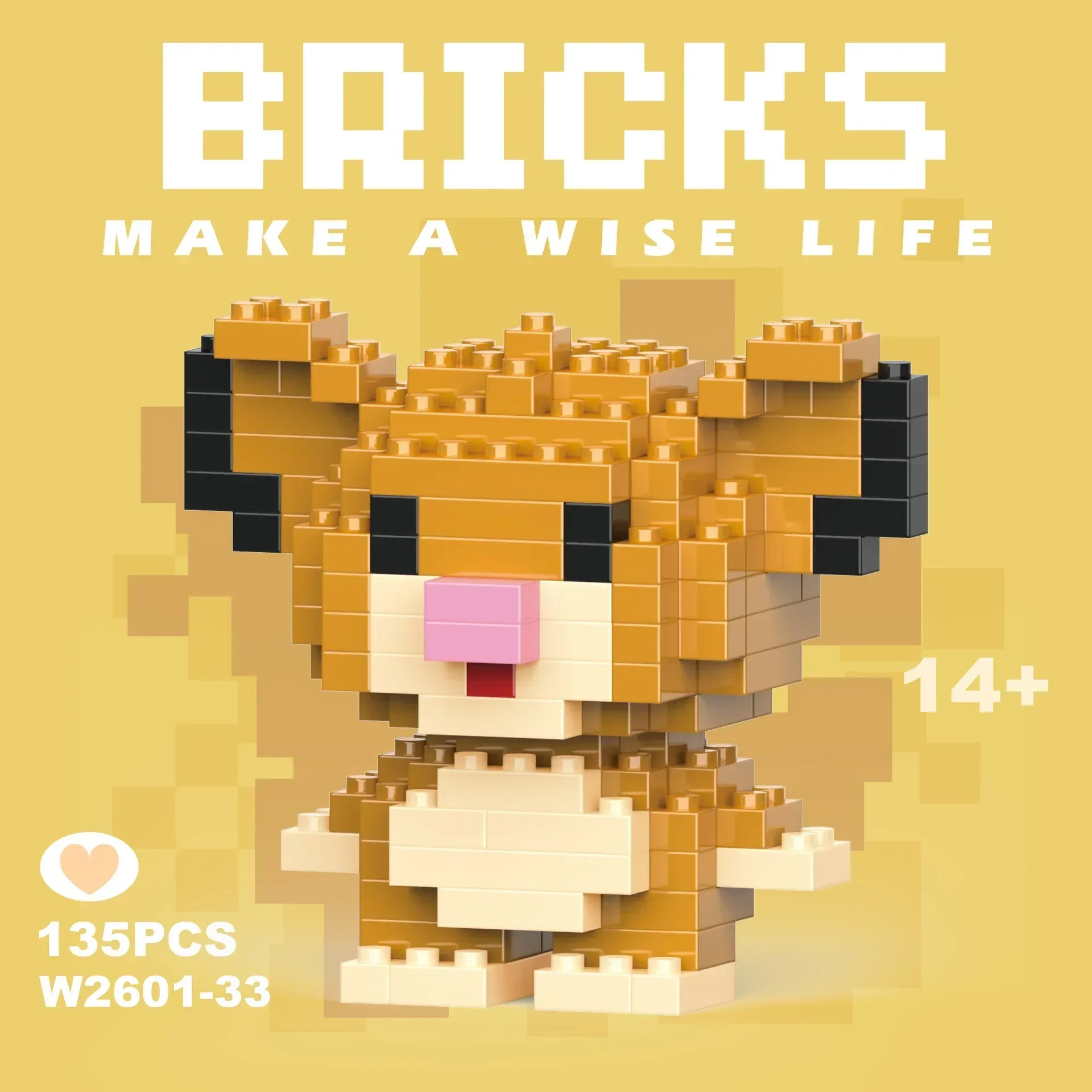Disney 108 Style Stitch LinaBell Hello Kitty Building Blocks Princess Cartoon Figrues Bricks Children's Assembly Toys Model Gift 26