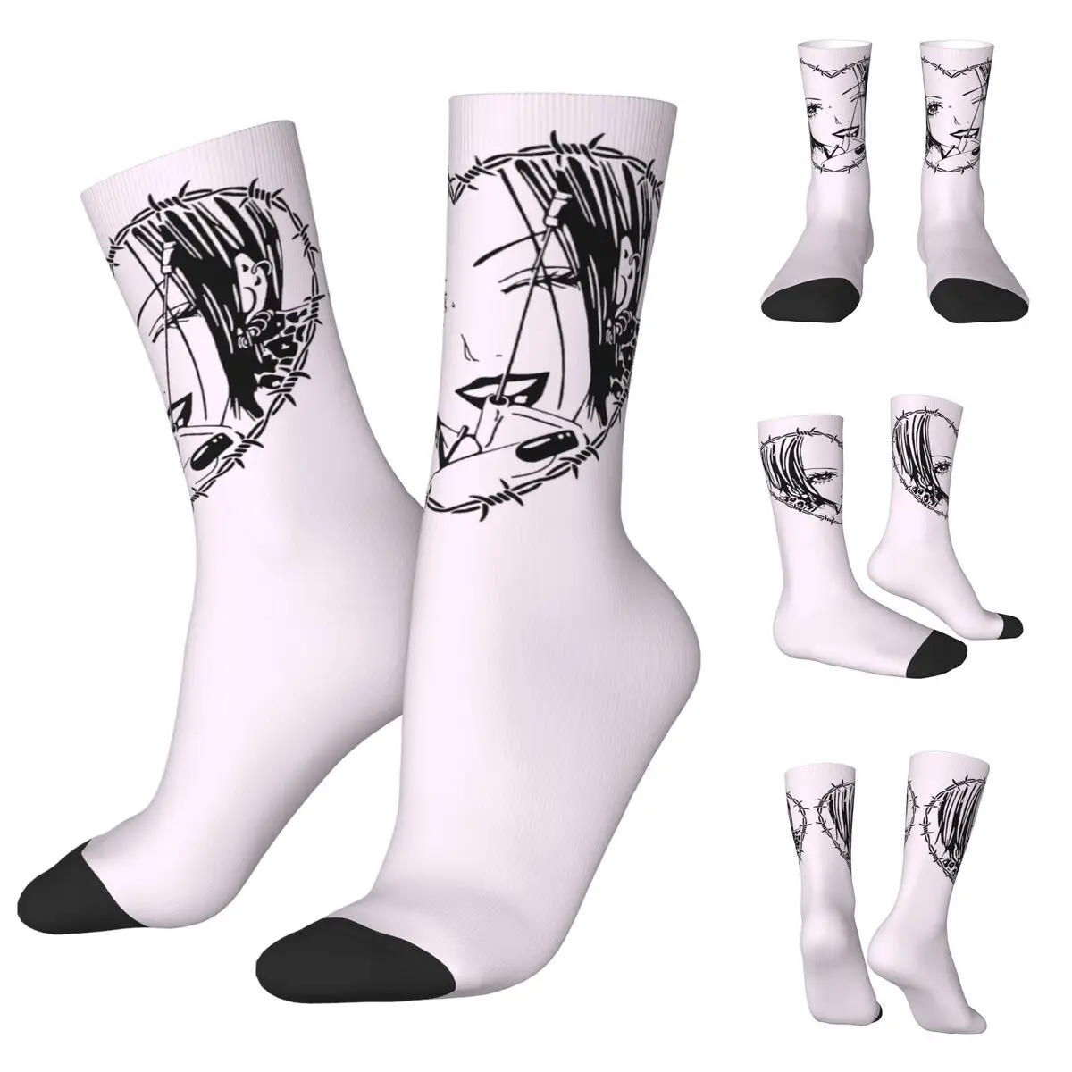 

Manga Nana Osaki cosy Unisex Socks,Outdoor Happy 3D printing Socks,Street Style Crazy Sock