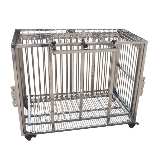 Veterinary Small Nursing Injection Cage to prevent pet bites Vet hospital clinic Stainless steel pet injection cage