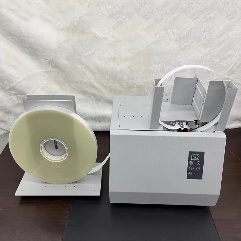 Banknote binding machine Intelligent induction Strapping machine Automatic hot melt Paper tape Bundling machine