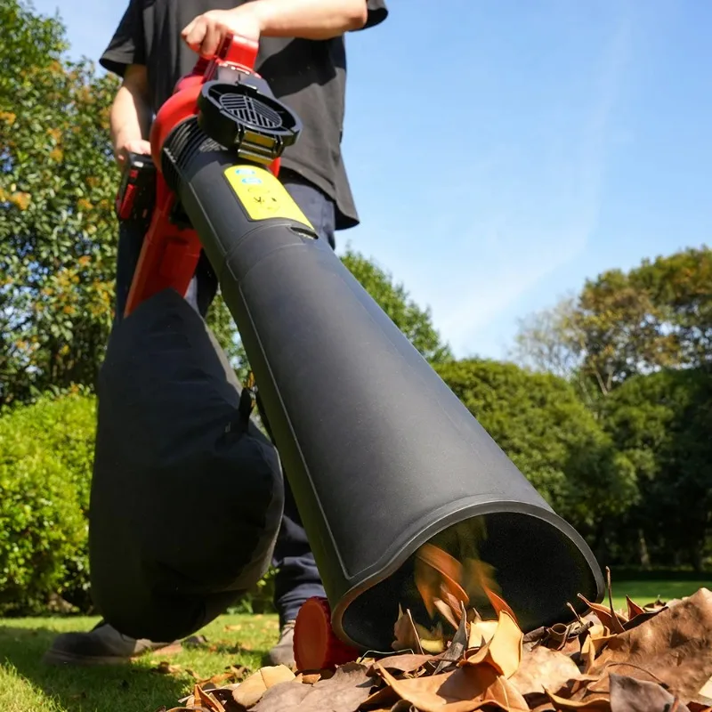 

120mph Ego and Dust Cordless Bags Hot Sale Garden Leaf Blower Vacuum Small Motor Brushless Battery-powered 2 in 1 Leaf Blower