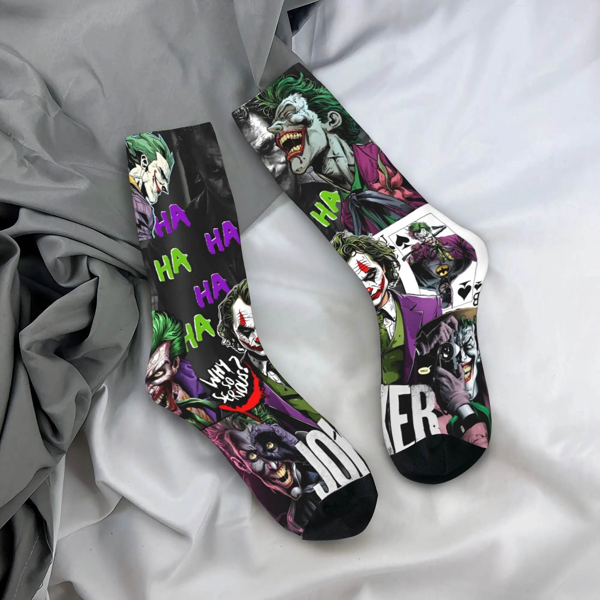 Nouveauté Happy Crazy Jokered bas chaussettes pour hommes qualité chaussettes drôles hiver escalade anti-dérapant chaussettes personnalisées cadeau d'anniversaire