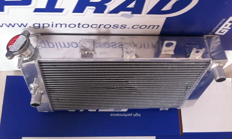 Aluminum Radiator For 2007-2013 Yamaha GRIZZLY 700 550 500 YFM500F YFM550F YFM700F 4WD/EPS 2007 2008 2009 2010 2011 2012 2013