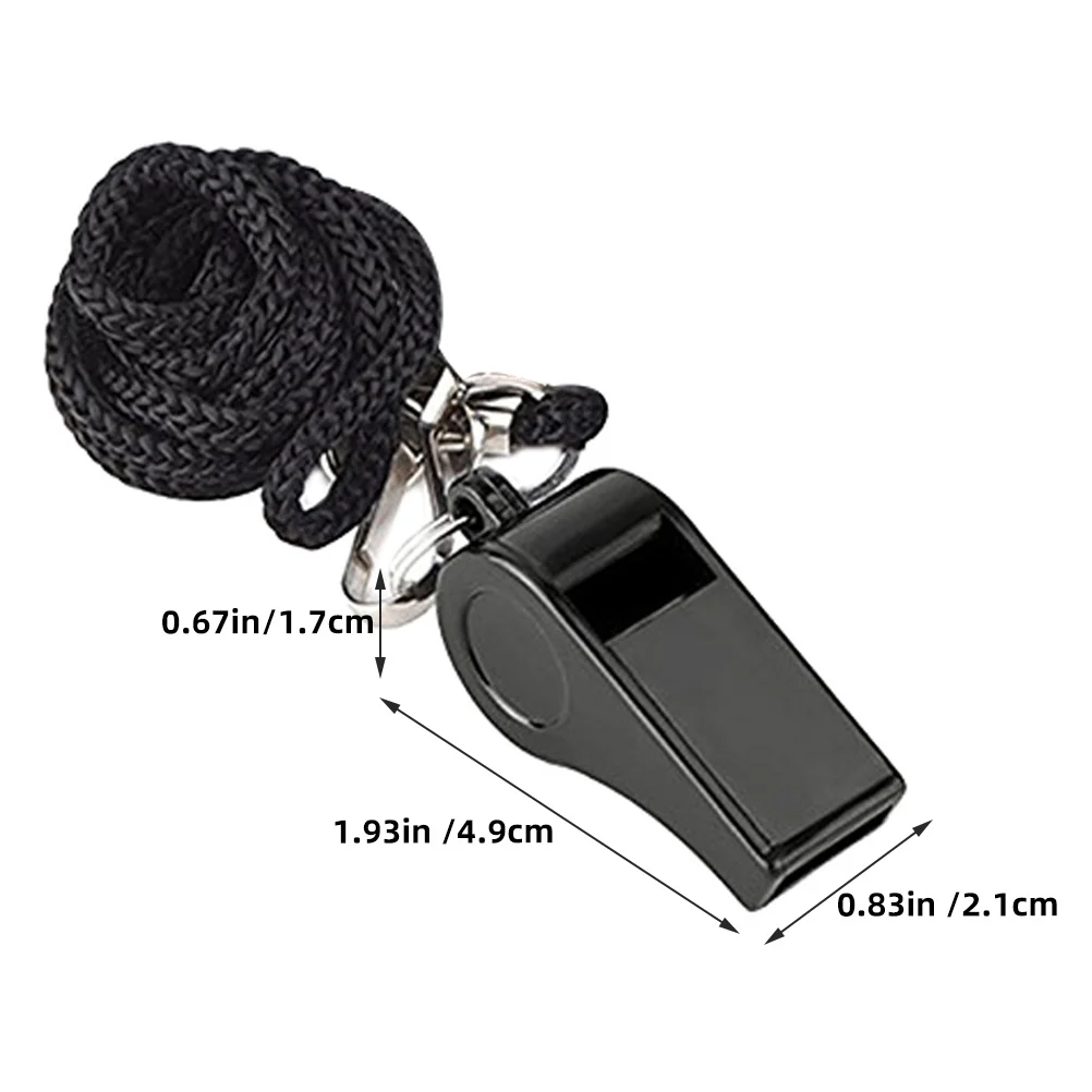 10 قطعة صافرة سلامة حرفية دقيقة لكرة القدم كرة السلة السفر الطوارئ صفارات المحمولة