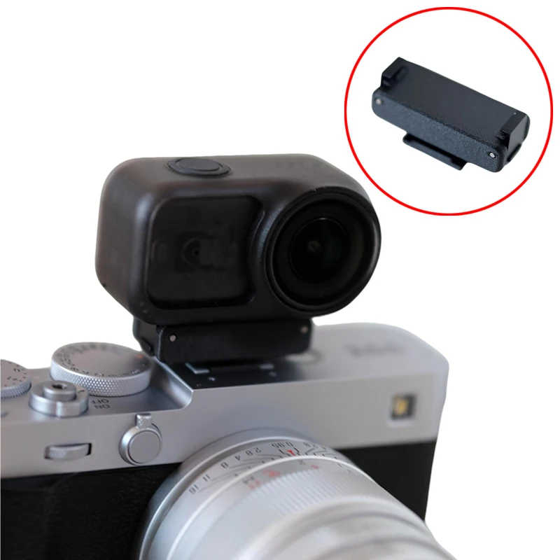 1PCS Hot Shoe Mount Magnetic Adapter Interface Lightweight Metal Buckle Rack Shooting Assistant for DJI OSMO NANO Action Camera