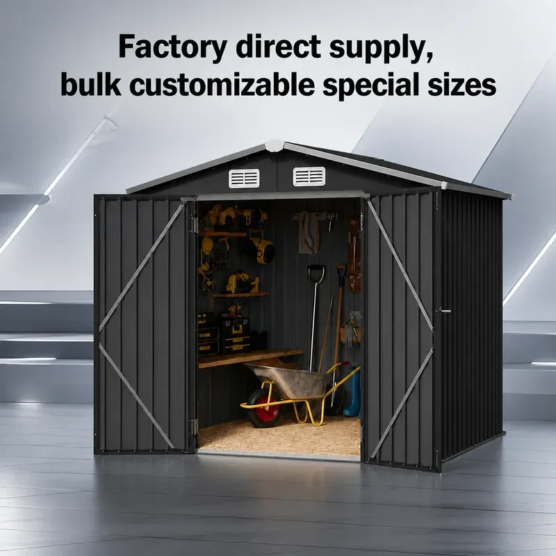 Outdoor Garden Tool Storage Shed Utility Room Courtyard Terrace Small House Agricultural Warehouse