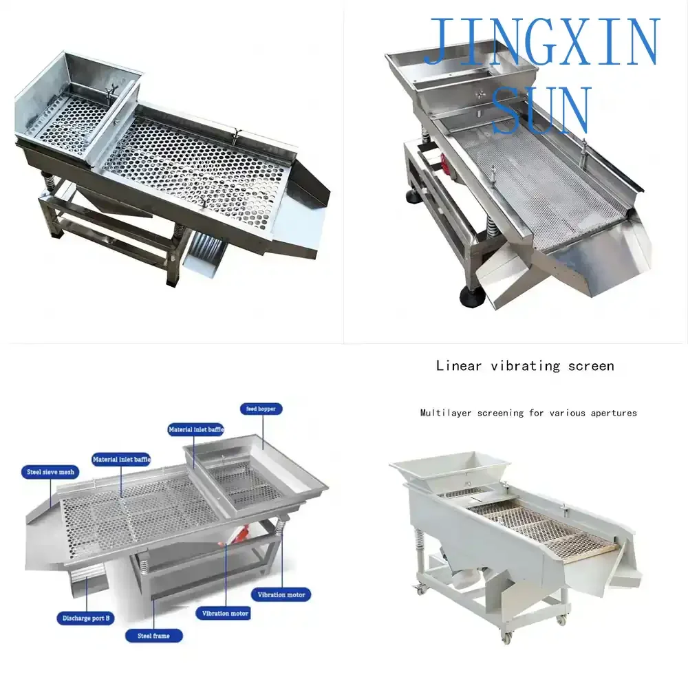 High Performance Linear Type Sieve Machine for Grain Sand Screening Vibrating Sifter Equipment for Agricultural Processing