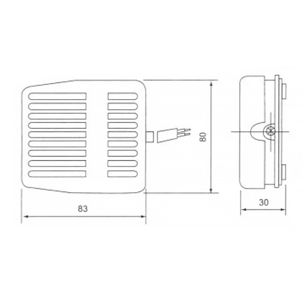 Interruptor eléctrico de Control de pie, TFS-201