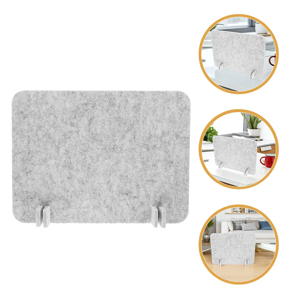 2Pcs Office Desk Divider Felt Privacy Panel Freestanding Desktop Partition Student Table Barrier Noise Reducing Easy
