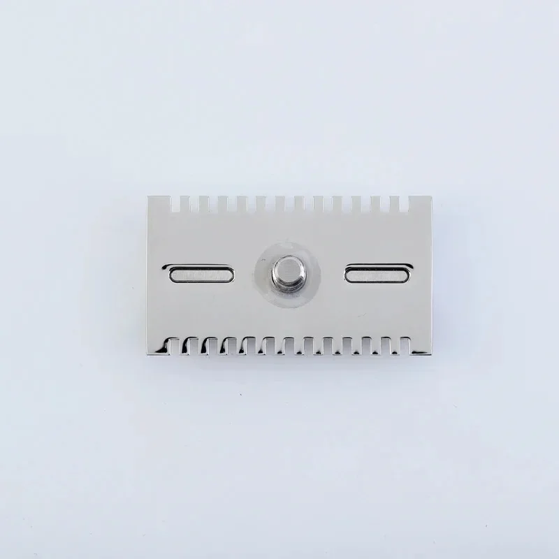 Безопасная бритвенная головка Yaqi из полированной нержавеющей стали 316, отделка Mellon