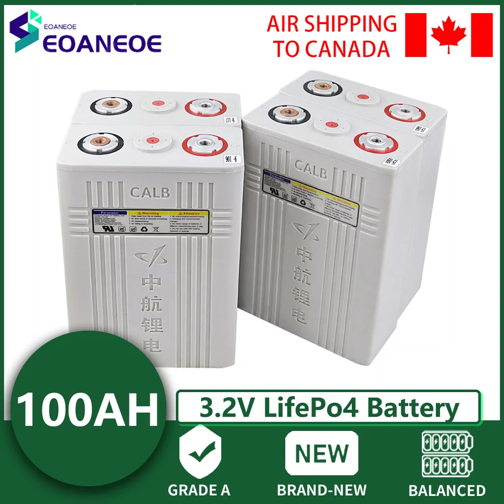 เกรด A 3.2V 100AH แบตเตอรี่ Lifepo4แบตเตอรี่ Lithium Iron ฟอสเฟตโทรศัพท์มือถือแพ็ค12V 24V EU US ภาษีฟรีสำหรับรถกอล์ฟ RV