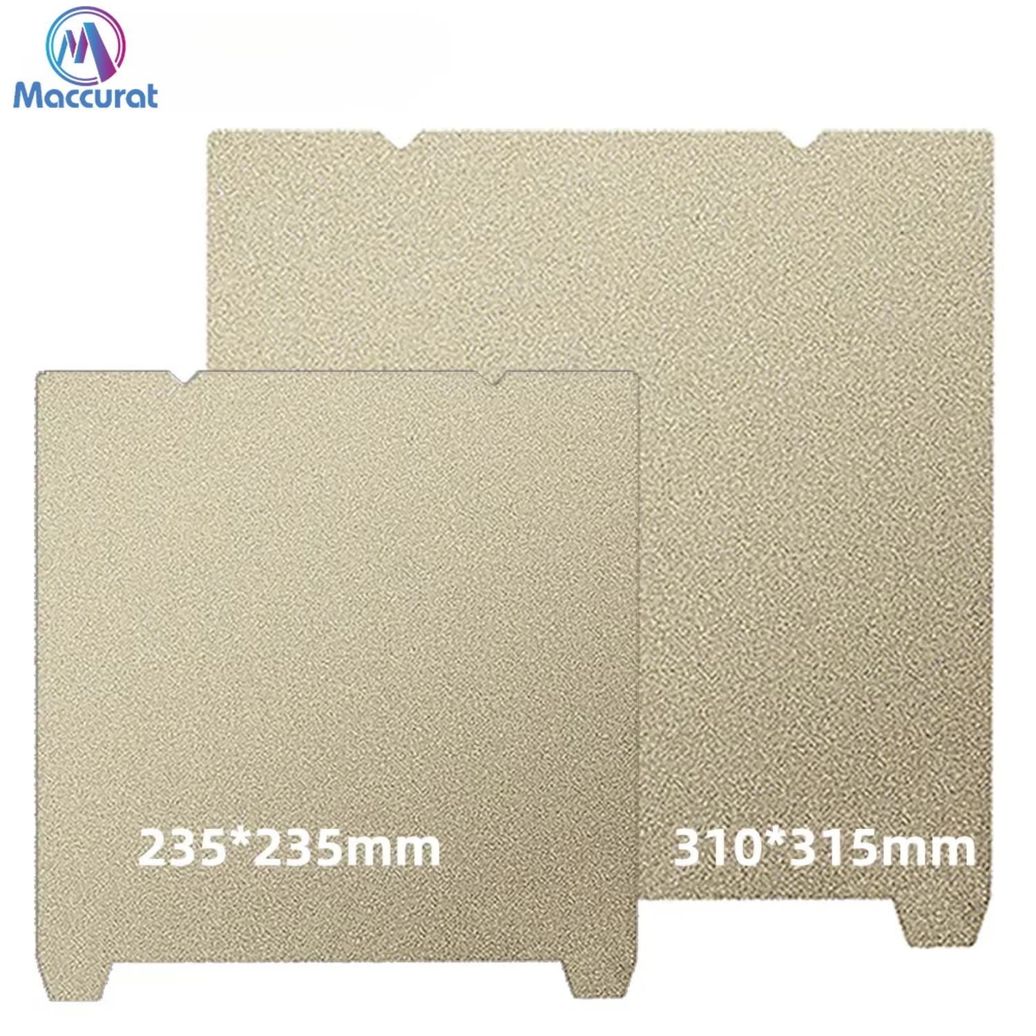 Double-Sided Textured PEI Sheet 235x235mm 310x315mm,3D Printe Build Plate Spring Steel Print Bed for Creality K1/K1MAX/EnderV3KE