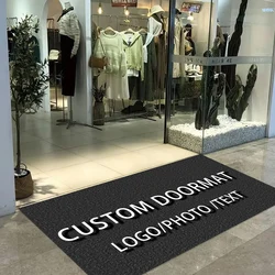 Custom Doormat Non-slip Welcome Mat for Office Building Entrance Shop Restaurant Hotel Bar Absorbent Pad for Bathroom Floor Mat