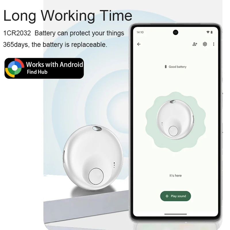 Anti-Verlust-Locator-Tracker für Samsung-Telefone Android Google Find My Device Finder Global Positioning Anti-Lost Smart Tag – Detail 2