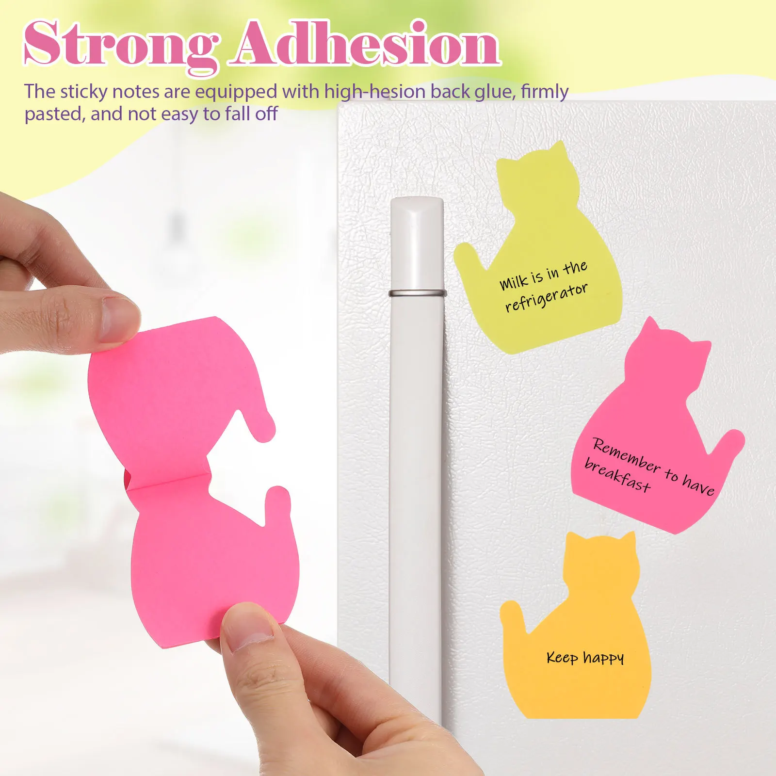 8 قطعة لوحات مذكرة 30 ورقة: ملاحظات ذاتية اللصق لمستلزمات القرطاسية اللطيفة مكتب المفكرة الفصول الدراسية ديكور مكتب الملحقات #4