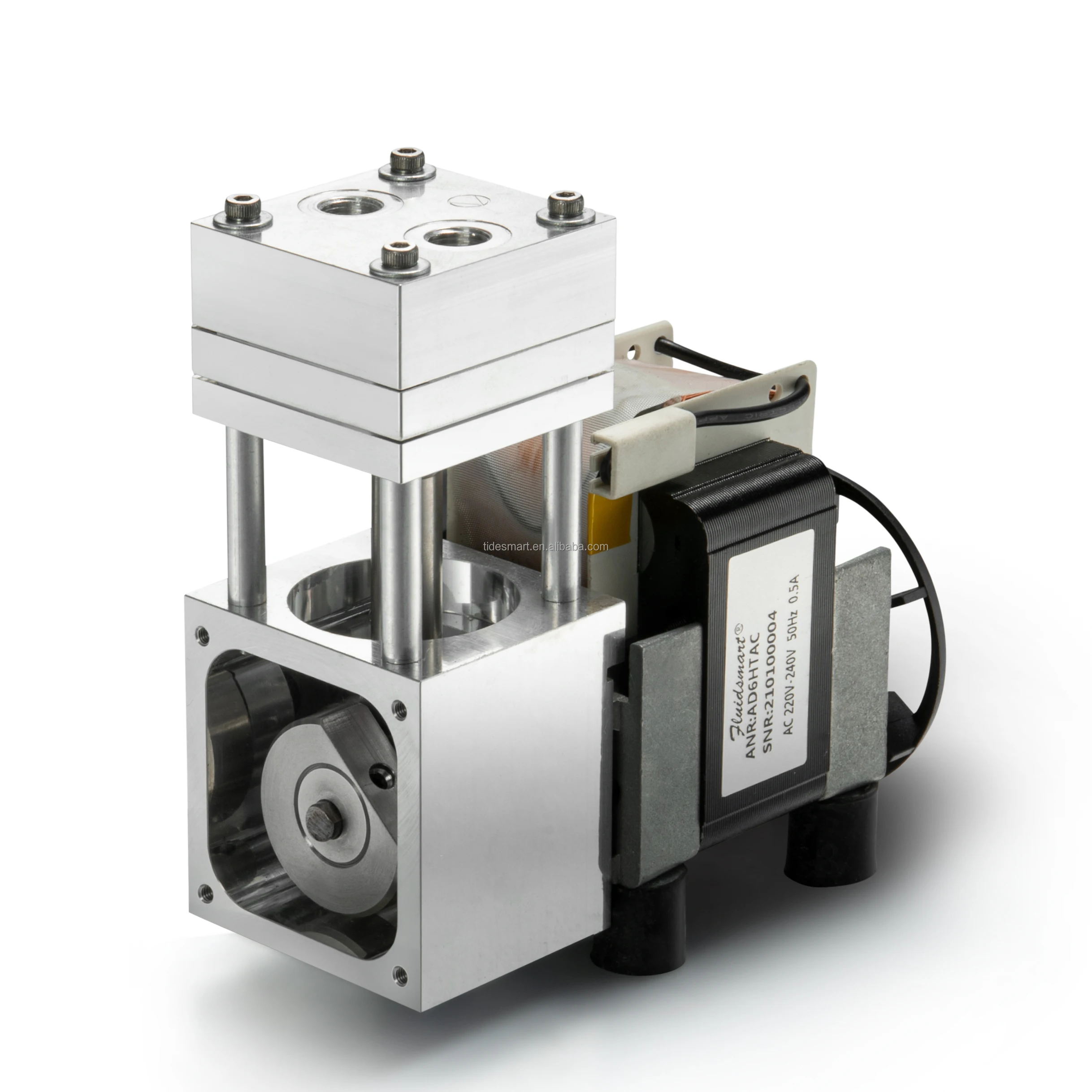 مضخة الفولاذ المقاوم للصدأ مضخة الحجاب الحاجز الصين مصنع الجملة Fluidsmart AD6HTAC مايكرو مضخة تفريغ التيار المتناوب فراغ بدون زيت