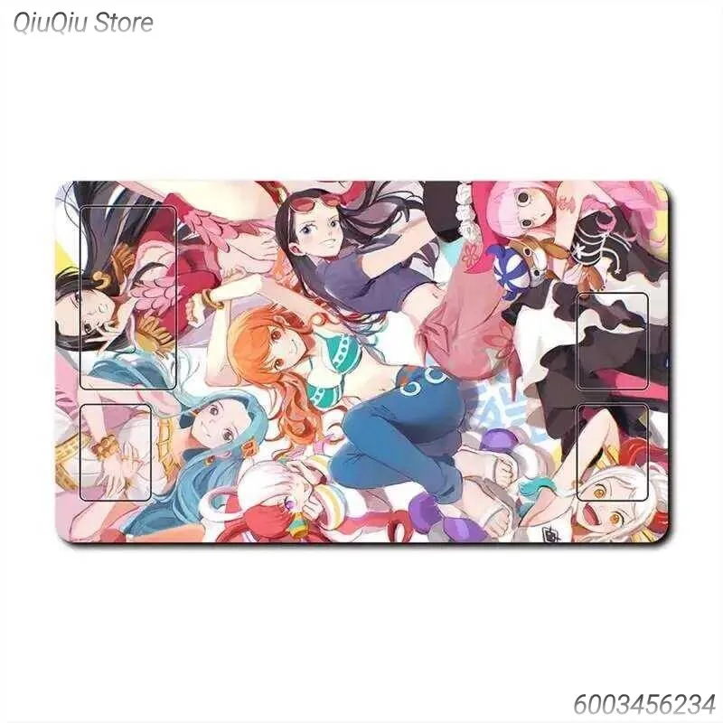 OPCG One Piece NEW Playmat Luffy Law Zoro Ace Perona Trading Card Game Mat Dedicated Card Play Against Table Mat