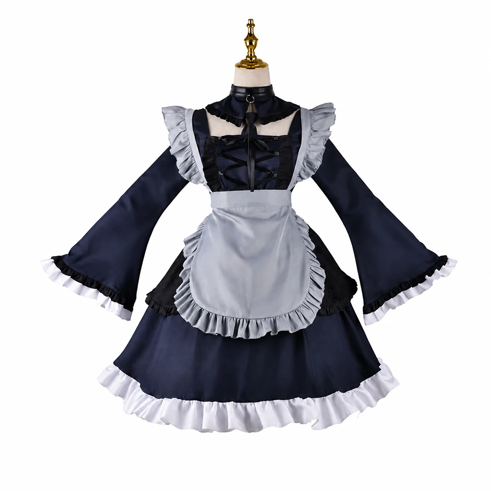 Anime My Dress Up Darling Kitagawa Marin Shizuku Kuroe Cosplay Costume Gothic Maid Dress Lolita Outfit Women Halloween Costume view 2