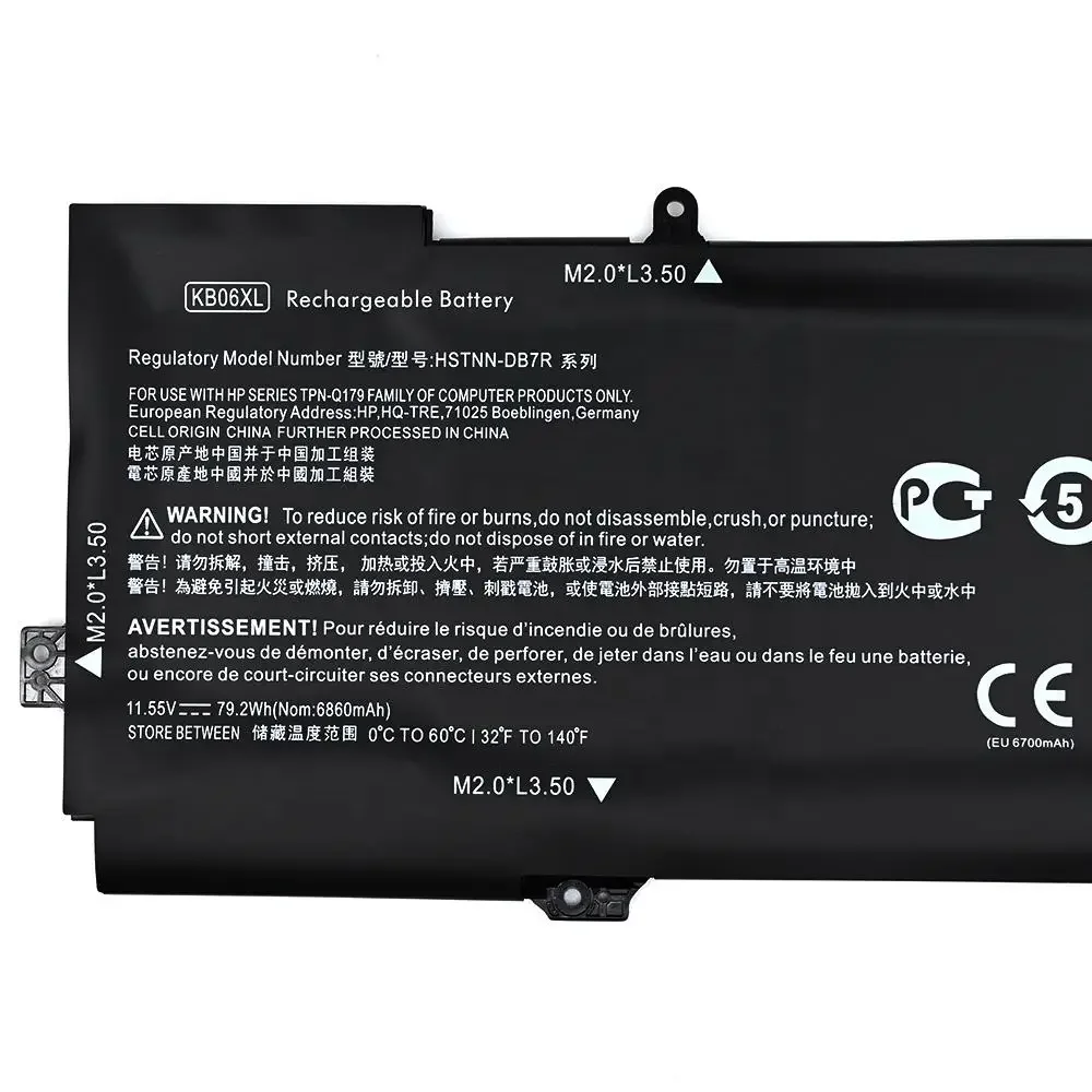 Brand New Original KB06XL 11.55V 79.2Wh Laptop Battery for HP Spectre X360 15 15-Bl012DX 15-BL0XX TPN-Q179