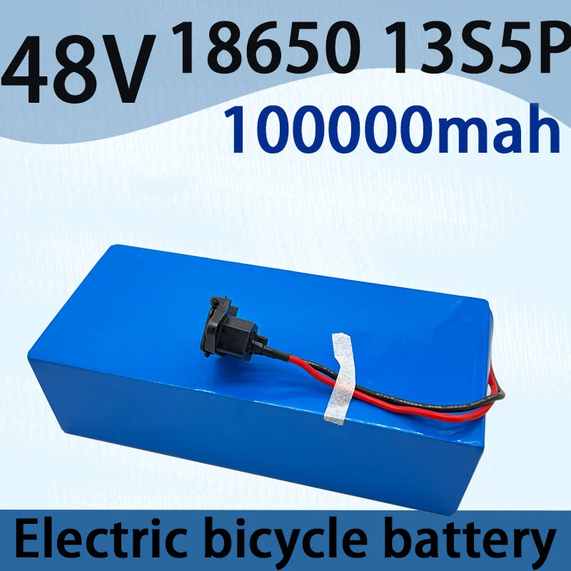 

New 18650 Changde 48V 100Ah 13S5P lithium-ion battery pack 48V 100000mAh 2000W built-in 50A BMS electric scooter