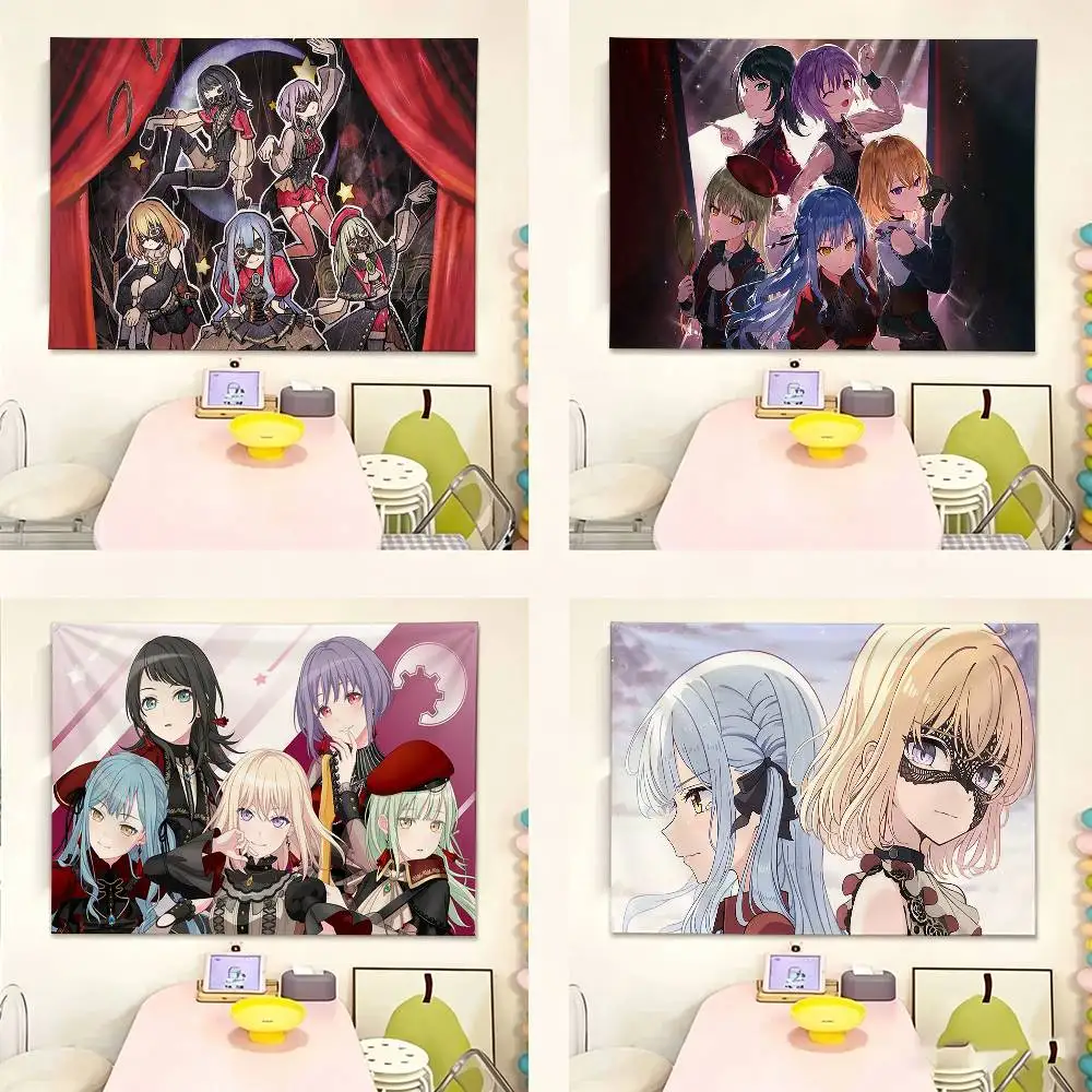 BanG Dream A-Ave Mujica  Flags Suitable For Party Club Outdoor Interior Wall Decoration Banner Fans Gift