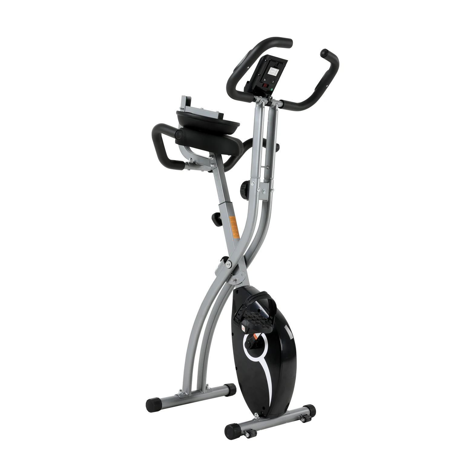 دراجة دوارة للتمرين الداخلي قابلة للطي من الفولاذ، مناسبة لاستخدام معدات اللياقة البدنية المنزلية وصالة الألعاب الرياضية، مادة قوية للمتانة #3