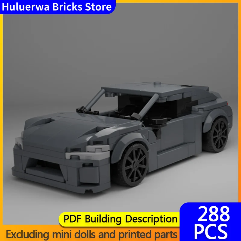 

Модель скоростного гоночного автомобиля MOC, строительные кирпичи GR86, верхний уровень, спортивный автомобиль, модульная технология, подарки, праздник, сборка, детские игрушки, костюм