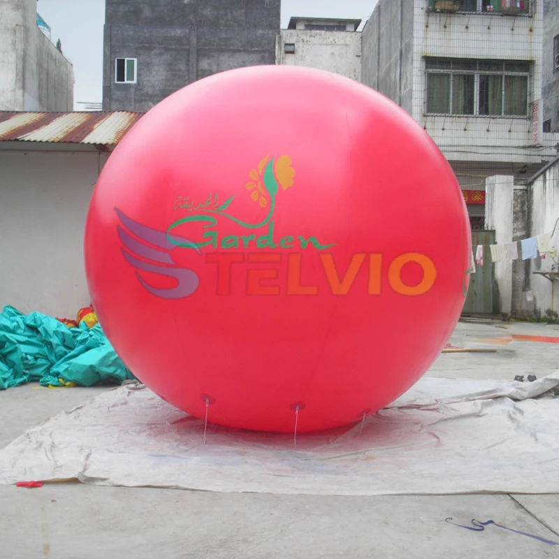 Reklamowe dmuchane modele z PVC z własnym logo, latające balony reklamowe, gigantyczne, duże 4-metrowe dmuchane balony na hel.