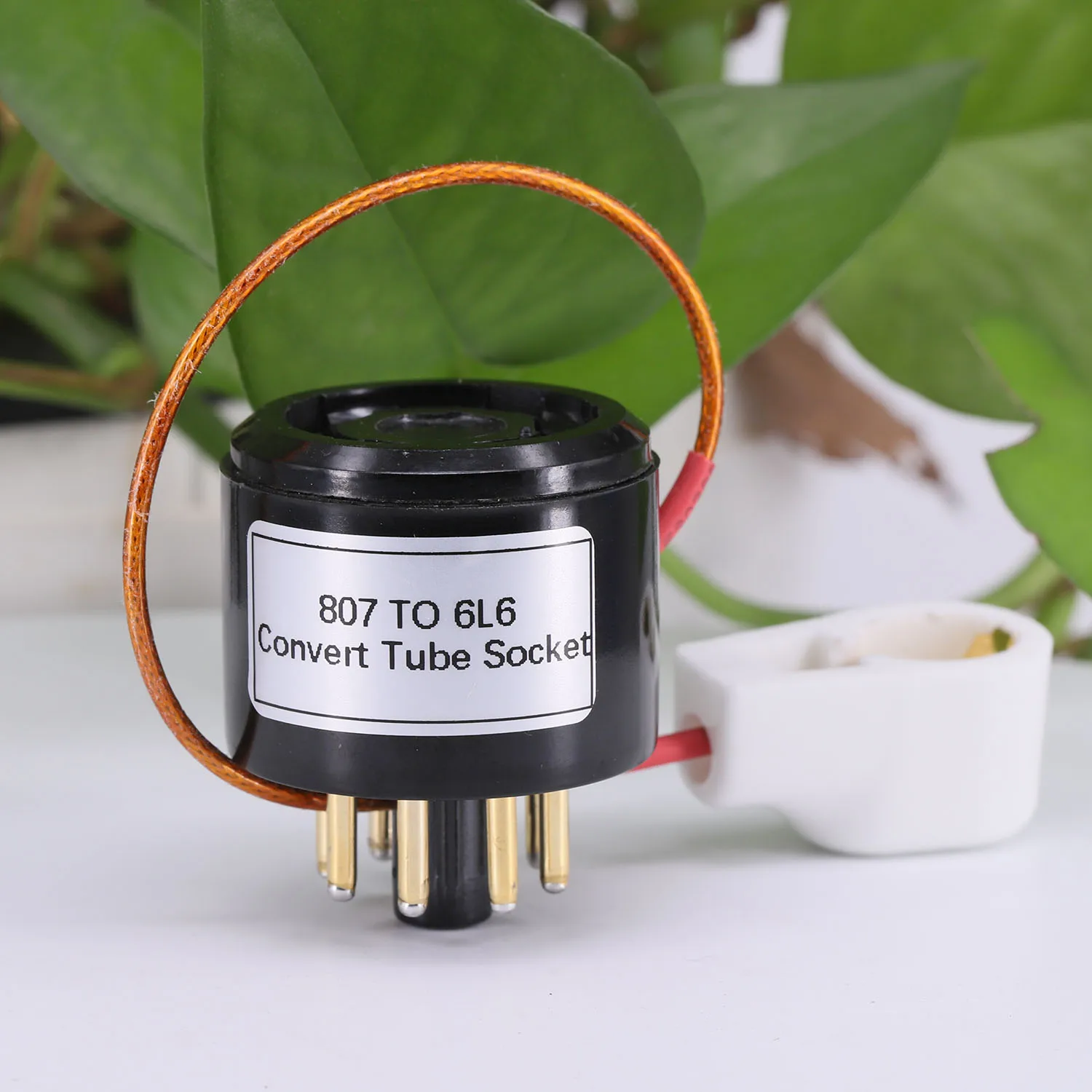 1 unidad 807 FU-7 FU7 a 6L6 tubo de vacío 5 pines a 8 pines DIY Audio amplificador de tubo electrónico convertir adaptador de enchufe de tubo