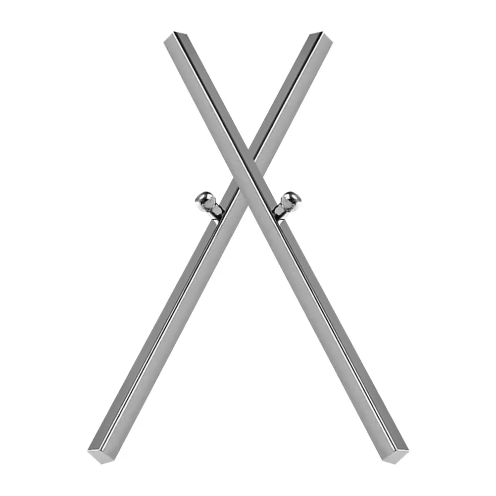 

2pcs White Iron Paperweight Calligraphy Tools Waterproof Anti Corrosion Easy Clean Stainless Steel Desk Accessories