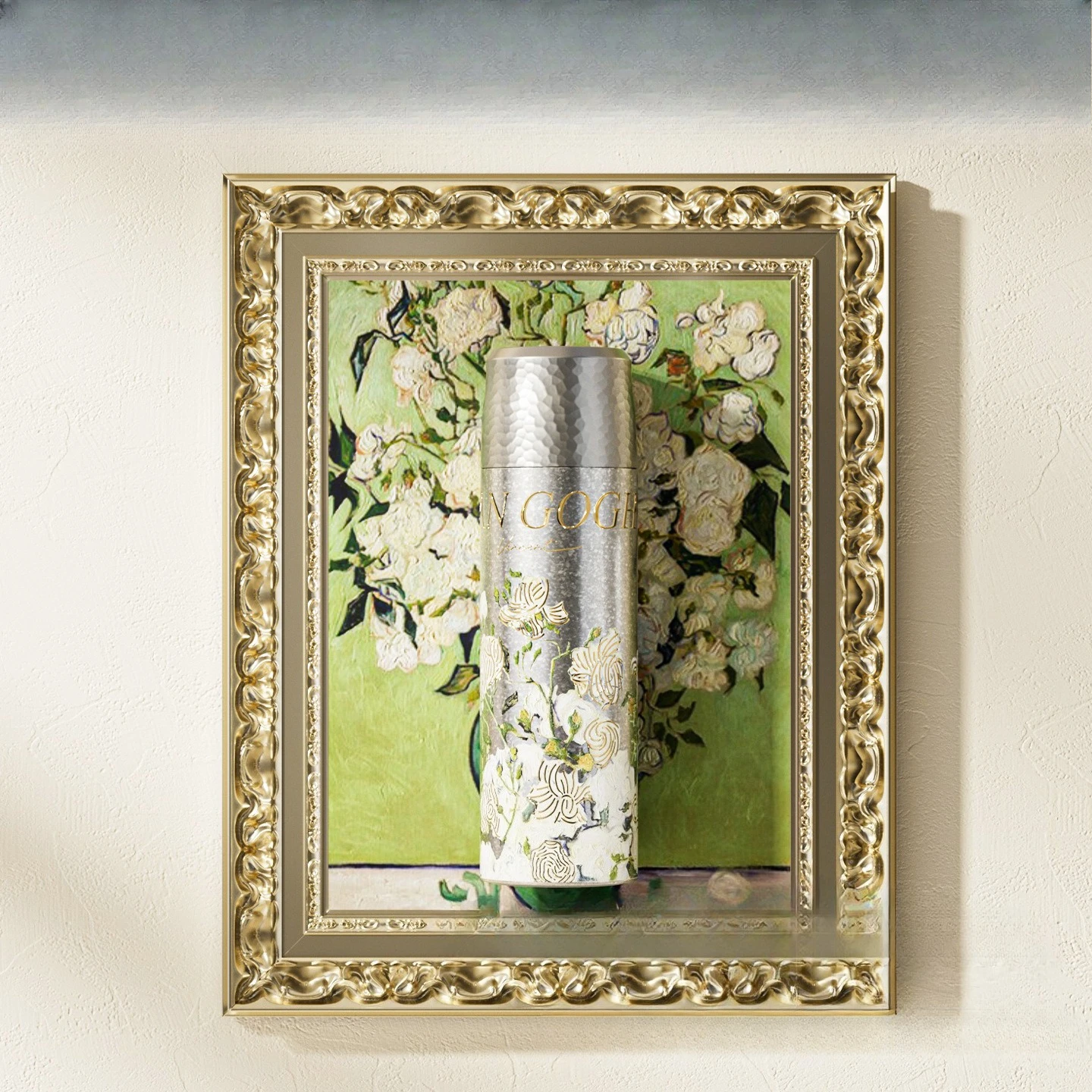 

Pure titanium thermos cup Men's portable business high-end stewed tea cup Women's light luxury high-end sensory ice cup