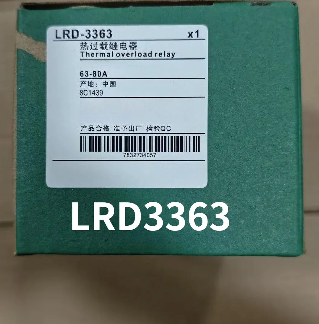 Brand New    LRD3363 LRD thermal overload relays 63...80 A - class 10A  Production takes 3 days Fast delivery