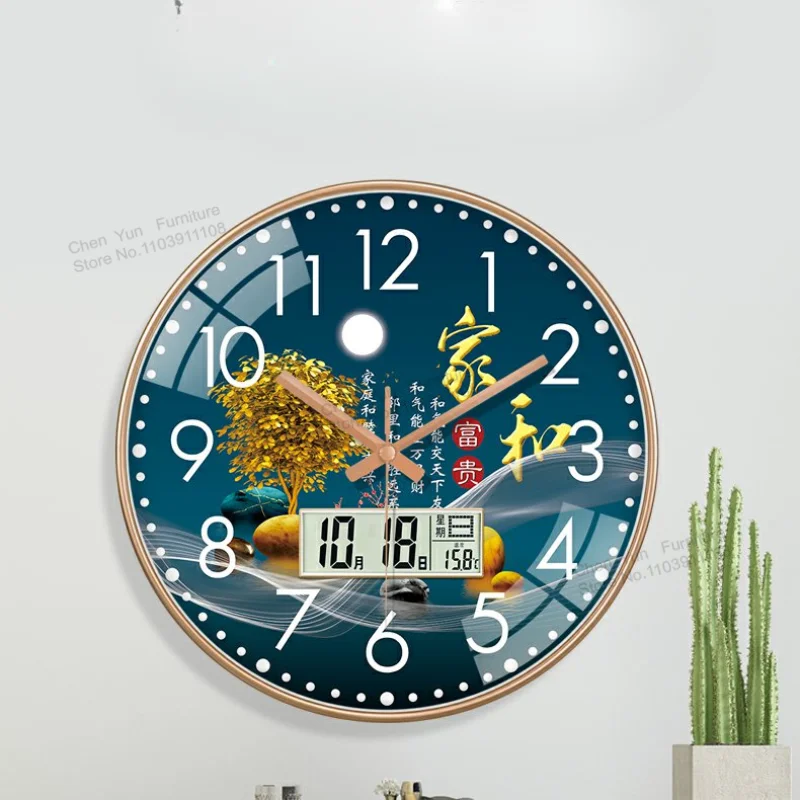 Living Room Study Wall Clocks Fashion Modern Home Decor Decoration Fitment Wall Clocks Minimalism Wandklok In De Woonkamer