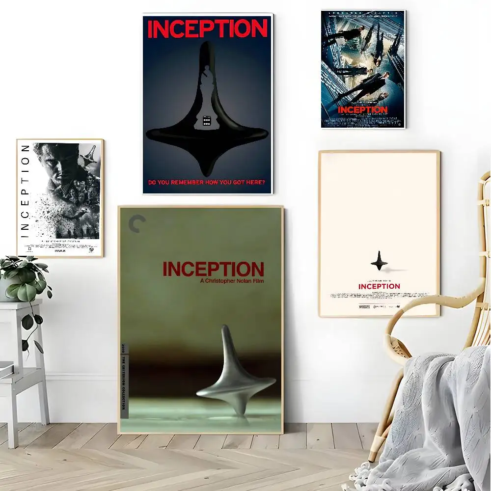 ملصق فيلم نولان's Works Inception ملصق ورق كرافت ريترو DIY غرفة بار مقهى لوحة جدارية فنية جمالية
