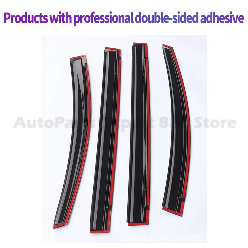 Rain Guard Modification Part Weather Shield For Honda ELYSION 2015-2022 Window Visor Rain Guard Deflector Windshield Awning Trim