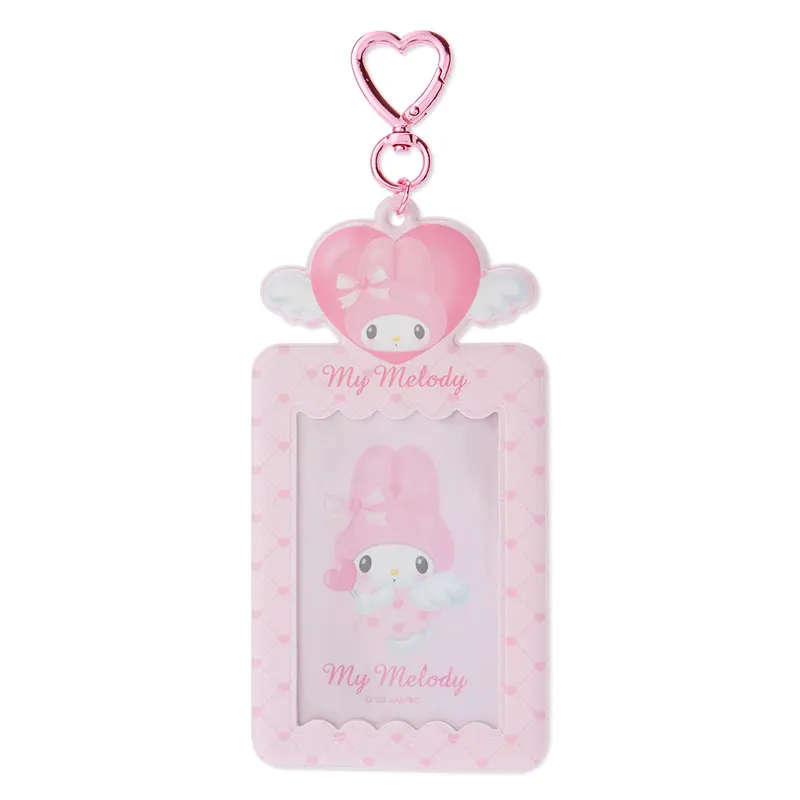 Sanrio Karakters Angel Kitty Mymelody Cinnamoroll Foto-Id Kaarthouder Sleutelhanger Ophangtas Cartoon Kawaii Anime Knuffel Cadeau