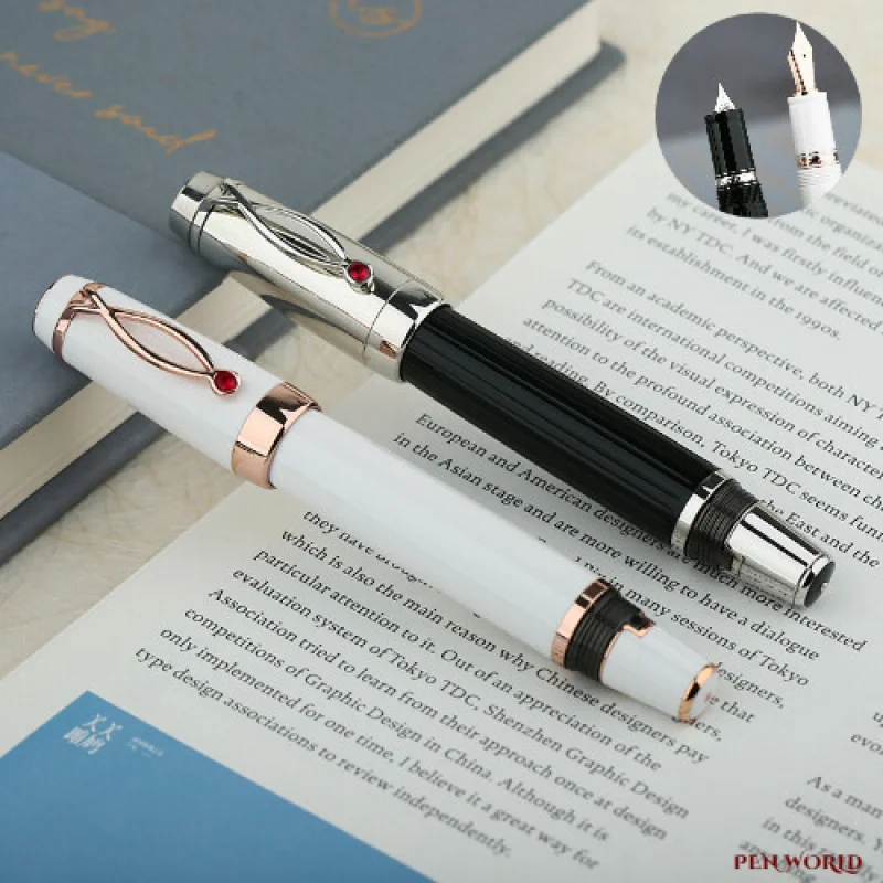 

A+ Mojiang X1 Resin Mechanical Retractable Fountain Pen EF Nib Writing Gift Ink Pen