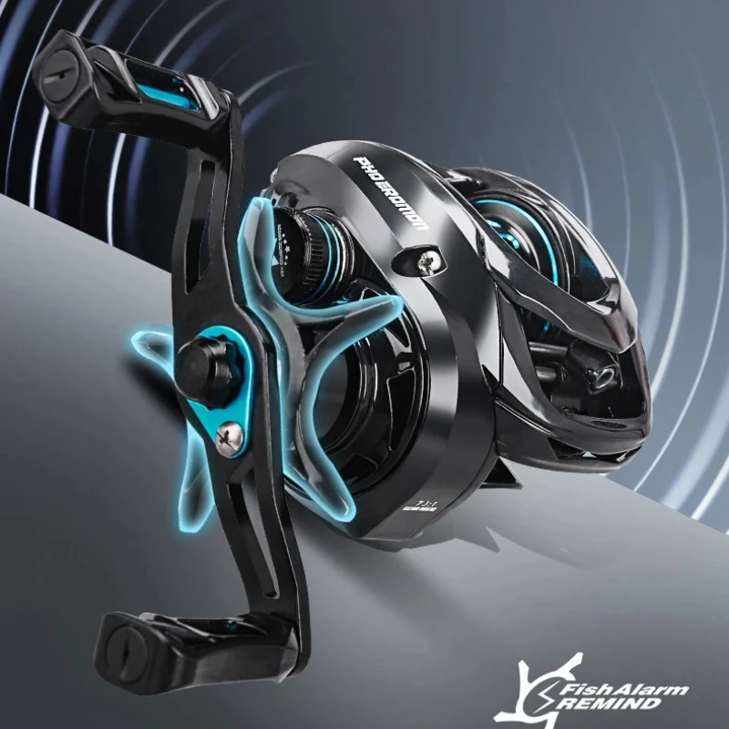 HASIDA 4Th Gen PH Baitcasting Reel Magnetic Brake Anti Backlash Long Cast Ultra Light 7G Spool Lure Fishing Tackle