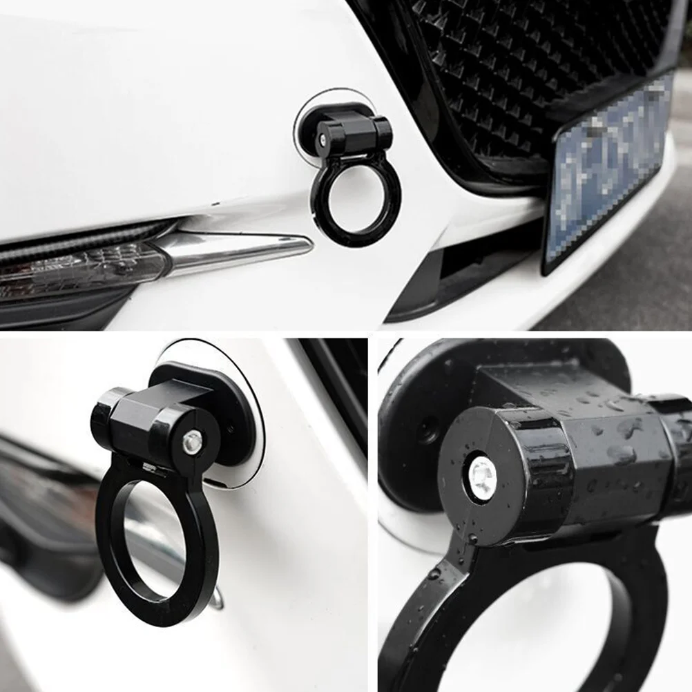 

Tow Hook Decor For Car Abs Lightweight Auto Exterior Sticker Simulation Trailer Hook Car Bumper Styling Adorn