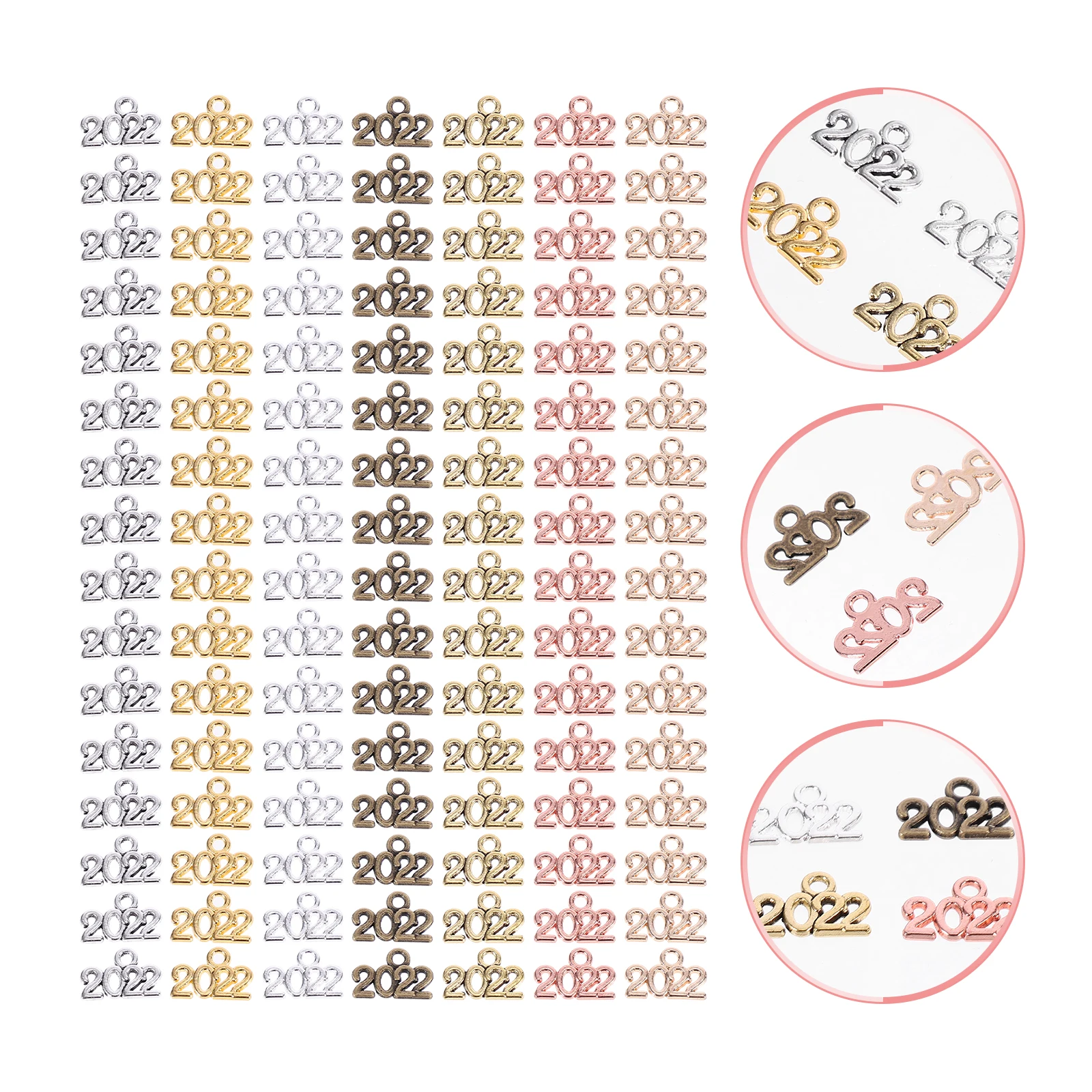 

2022 Pendant Alloy Hanging Charms Multipurpose DIY Crafts Jewelry Accessories Number Necklace Bracelet Dangle Key Chain